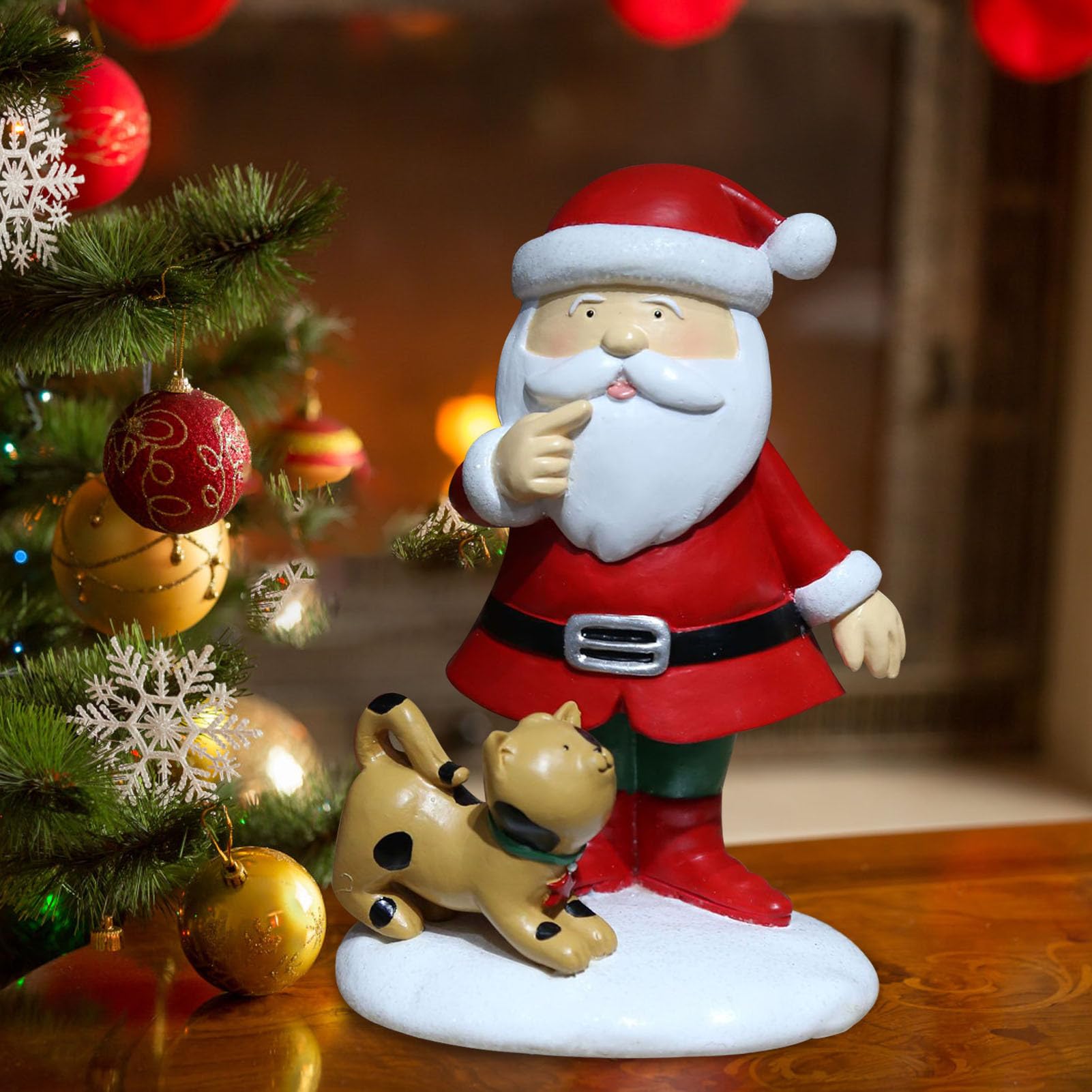 FIREBULL クリスマスツリー 樹脂 オーナメント レトロ サンタクロース FIREBULL クリスマスツリー 樹脂 オーナメント レトロ サンタクロース